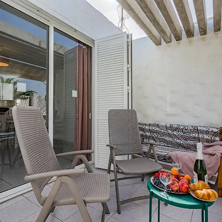 Appartement Americas Playa Troya In Front Of Beach, Very Quiet